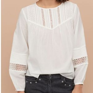 H&M Blouse with Pin-tucks